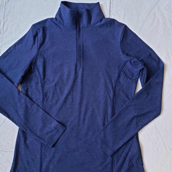 Peter Millar Tops - Peter Millar Golf Quarter Zip Lightweight Blue Pullover